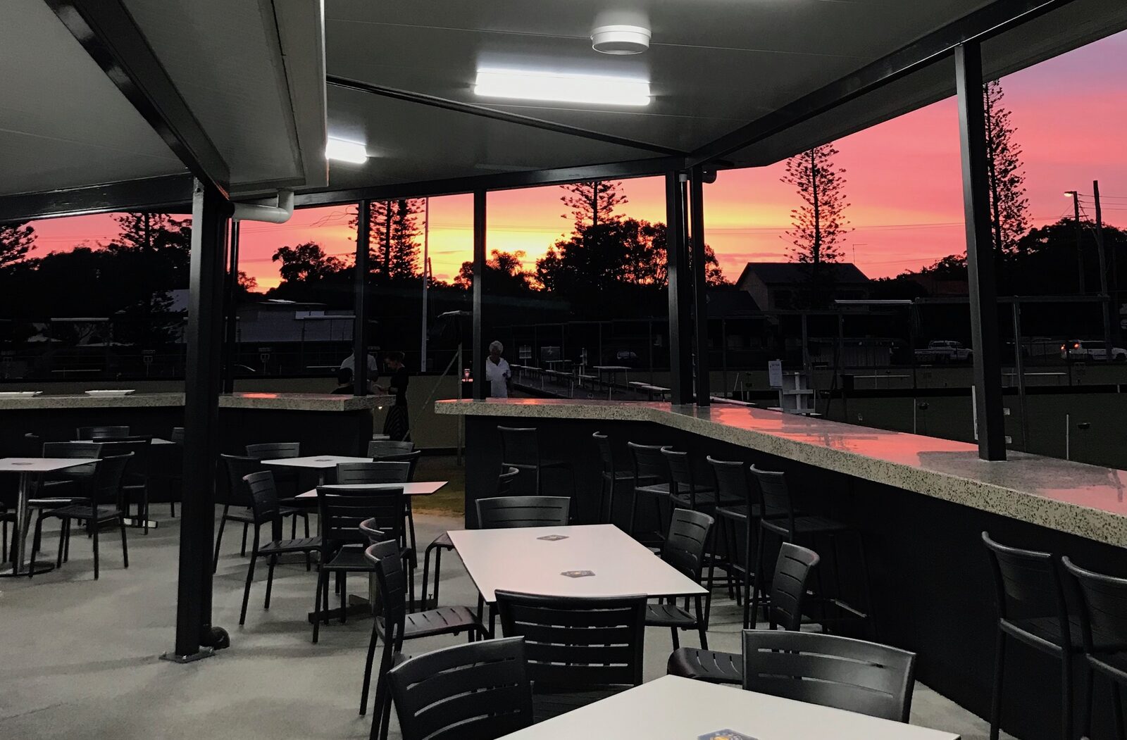 Boardwalk Bar function space at Yamba Bowling Club