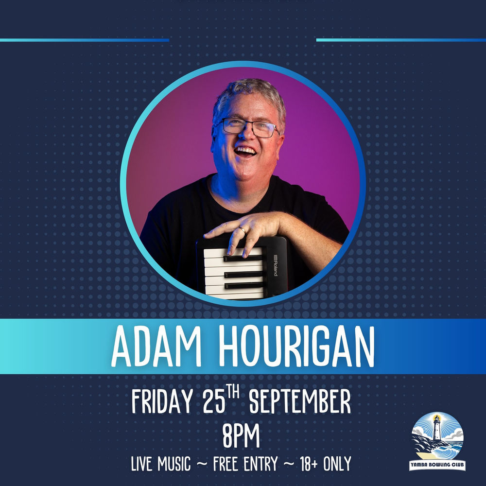 yamba-gig-adam-hourigan Glen Price live at Yamba Bowling Club