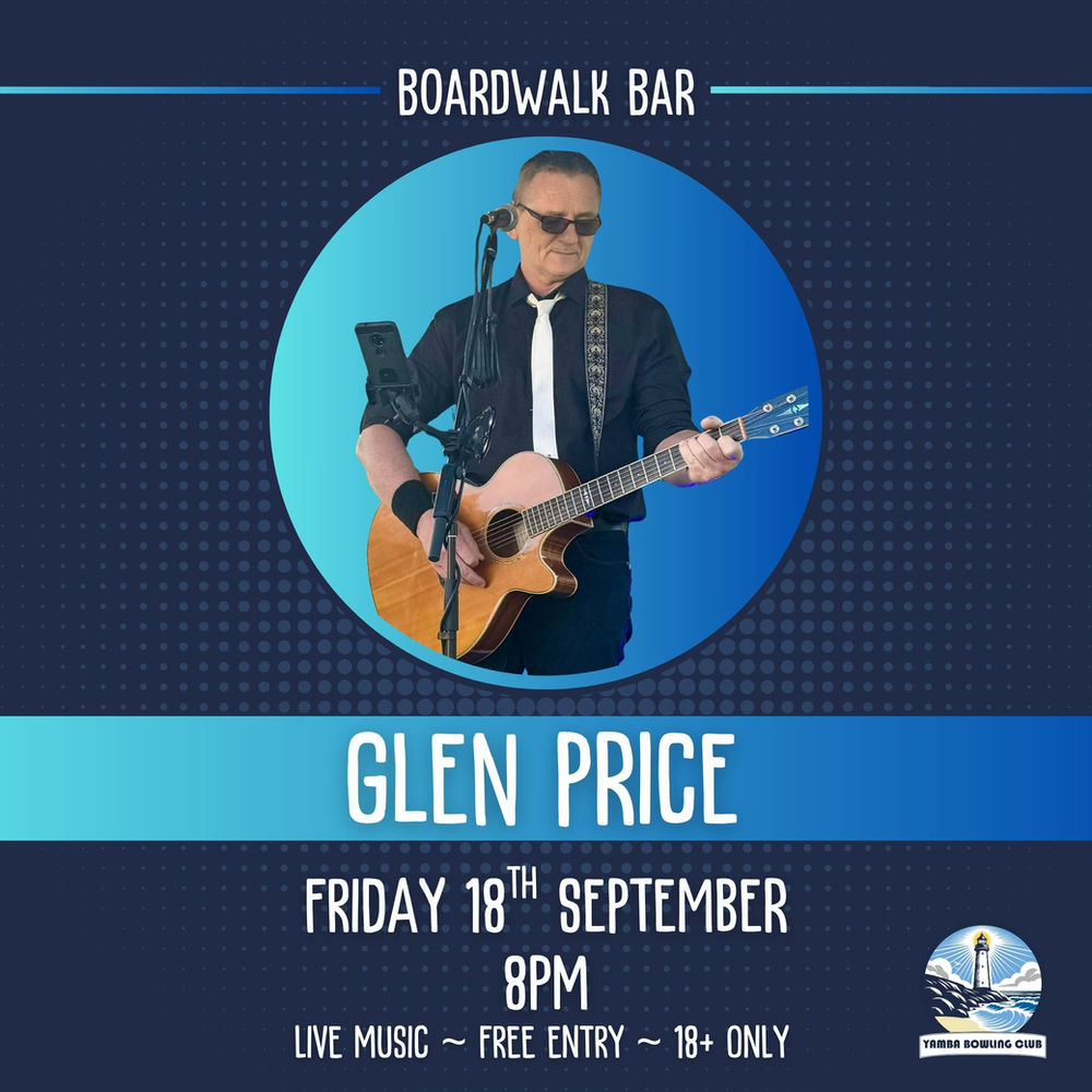 yamba-gig-glen-price Glen Price live at Yamba Bowling Club